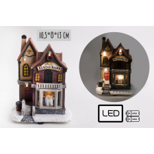 Q P.RESTAURANT+LED 10,5*8*13 karácsonyi dekoráció