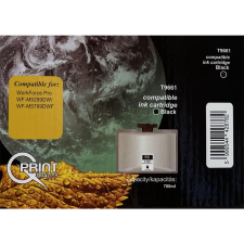 Q-PRINT (Epson WorkForce Pro) Tintapatron Fekete - Chipes (QPT9661) nyomtatópatron & toner