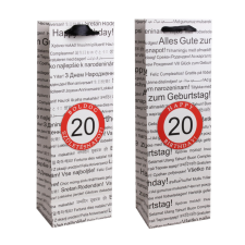 Q PT.HAPPY BIRTHDAY&quot;20&quot; 12*36 ajándéktasak