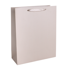 Q PT.M.BEIGE SÁVOS 26*32 ajándéktasak