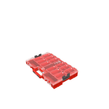 QBRICK SYSTEM ONE 2.0 Organiser L Red Ultra HD autóalkatrész