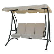 QENA 3 személyes hintaágy - bézs - 201x123x172cm hintaágy