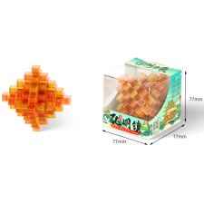  QiYi Transparent Big pineapple kreatív és készségfejlesztő