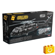 QMAN 23016 - Harbin Z-20 többcélú helikopter - 100% technic-kompatibilis építőjáték barkácsolás, építés