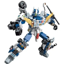 QMAN 41104 6 az 1-ben: Rendőrségi robot barkácsolás, építés