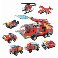 QMAN építőkészlet Water Cannon Fire Truck 1805 1 db (LEGO kompatibilis) barkácsolás, építés