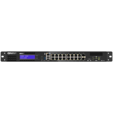 QNAP QGD-1600 Vezérelt Gigabit Ethernet (10/100/1000) 1U Fekete, Szürke (QGD-1600-8G) hub és switch