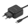 Qoltec 50197 mobiltelefon töltő Fekete Beltéri