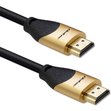 Qoltec 50356 HDMI - HDMI 2.1 Kábel 3m - Fekete kábel és adapter
