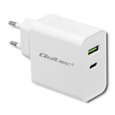 Qoltec 51718 Hálózati Micro-USB töltő (5V / 3A) mobiltelefon kellék