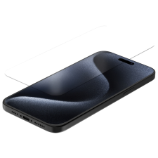 Quad Lock Edzett Üveg Képernyővédő - iPhone 15 Plus / 15 Pro Max mobiltelefon kellék