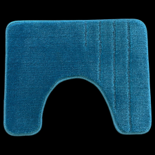 Quadrat Silver fürdőszobaszőnyeg 50x40cm WC elé türkiz csíkok 1700gsm lakástextília