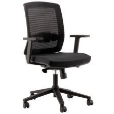 Quadrifoglio Deluxe irodai szék, fekete forgószék