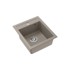 Quadron JOHNNY 100, 430 x 500 mm soft taupe bézs színű gránit mosogatótálca mosogatótálca