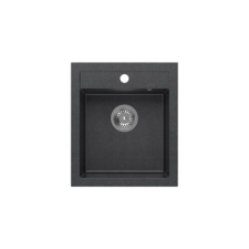 Quadron JOHNNY 100 gránit (430x500 mm, 1 medence) black diamond mosgatótálca mosogatótálca