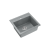 Quadron JOHNNY 110, 500 x 470 mm silver stone szürke színű gránit mosogatótálca