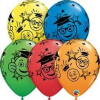 Qualatex 11 inch-es Graduation Smileys Special Assortment Ballagási Lufi