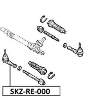 Quaro vezetőkar fej 90mm,első tengely jobb autóalkatrész