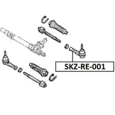 Quaro vezetőkar fej első tengely bal,90mm autóalkatrész