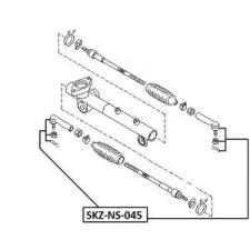 Quaro vezetőkar fej elsőtengely,kívül,94mm autóalkatrész