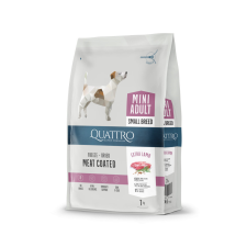 Quattro Super Premium MINI BREED ADULT LAMB kutyatáp 7kg kutyaeledel