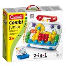 Quercetti Combi Junior pötyi készlet rajztáblával (60 db-os) kreatív és készségfejlesztő