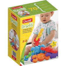 Quercetti "Mackók" bébi pattintós játék 10db (4007) (456897) puzzle, kirakós