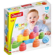 Quercetti : Momy Soft 12 db-os puha építőkocka szett (040-4141) barkácsolás, építés
