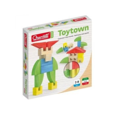 Quercetti : ToyTown Basic 15db-os fa építőjáték barkácsolás, építés