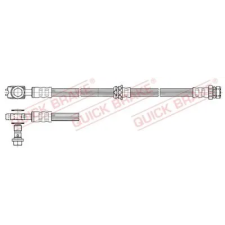 Quick Brake fékcső 50.832X autóalkatrész