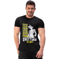  Quitting Is Not Acceptable - Super Saiyan - GYM Férfi Póló