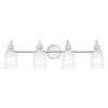 QUOIZEL klasszikus tükör világítás swell króm elsqz-swell4-pc-bath