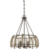 QUOIZEL loft függeszték wood hollow fekete falusias elsqz-wood-hollow-5p