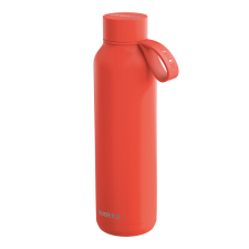 QUOKKA Hőtartó fémkulacs pánttal SOLID - Orange 630ml - Quokka jóga felszerelés