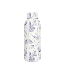 QUOKKA Hőtartó fémkulacs SOLID - Gray Bouquet 510ml - Quokka jóga felszerelés