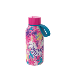 QUOKKA Solid Kids Termo fémkulacs Zebra 330ml - Quokka kulacs, kulacstartó