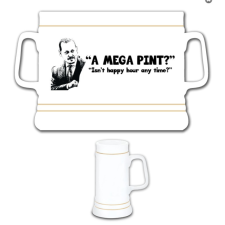  &quot;A MEGA PINT&quot; - Kerámia Söröskorsó sörös pohár