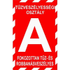  "A" tűzv.osztály - műanyag, 300*450mm
