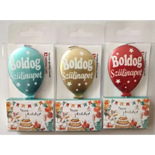 Qx Boldog szülinapot! feliratos gyertya - többféle party kellék