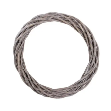 Qx Fűzkoszorú 40 cm, szürke dekorációs kellék