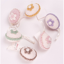 QX-IMPEX KFT IRIS dekor textil tojás+virág 6 szín (68849) party kellék