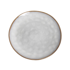 QX-IMPEX KFT IRIS kerámia tányér krém 21,4x2,7cm (171180) tányér és evőeszköz
