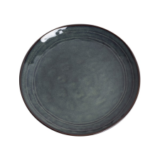 QX-IMPEX KFT IRIS kerámia tányér zöld 21,4x2,7cm (171179) tányér és evőeszköz