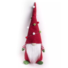 Qx Karácsonyi manó dekoráció, filc, 50 cm - Piros-zöld party kellék