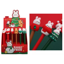 Qx Karácsonyi nyuszi figurás zseléstoll - többféle toll