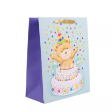 Qx Maci tortában ajándéktasak - 18 x 23 cm ajándéktasak