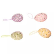 Qx Színes textillel borított tojás - többféle party kellék