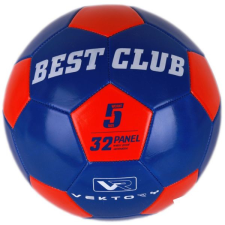 Qx Vektory: Focilabda Best Club felirattal - piros-kék futball felszerelés