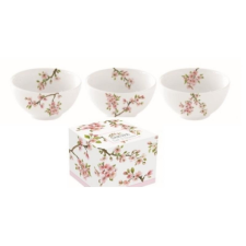 R2S .1084SAKU Porcelán tálkaszett S/3_ 9,5cm,dobozban,Sakura konyhai eszköz