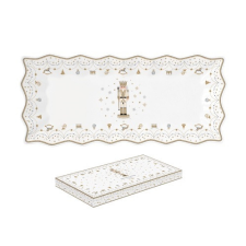  R2S.1242RNUT Porcelántálca 40x18cm, dobozban, Royal Nutcracker konyhai eszköz